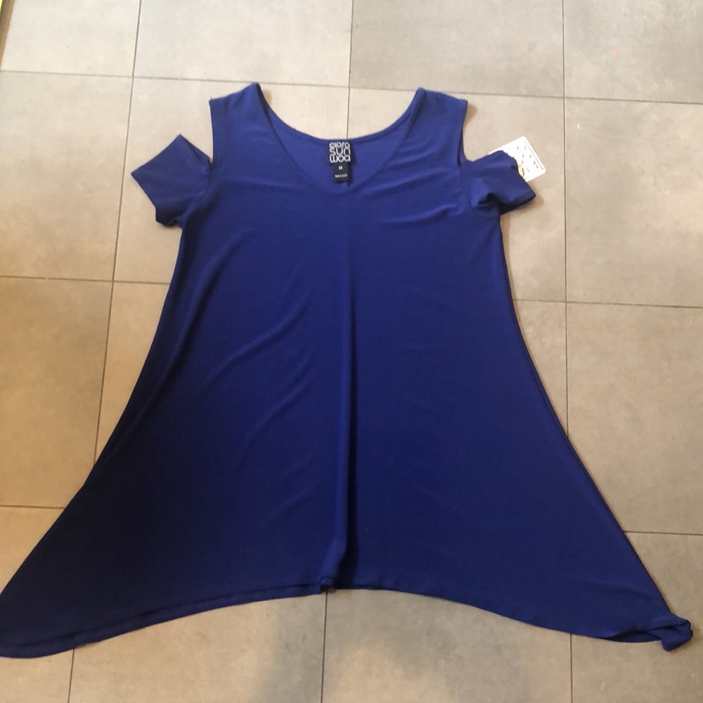 Clara Sun Woo Cold Shoulder Top
